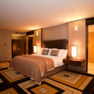 Luxury hotel room